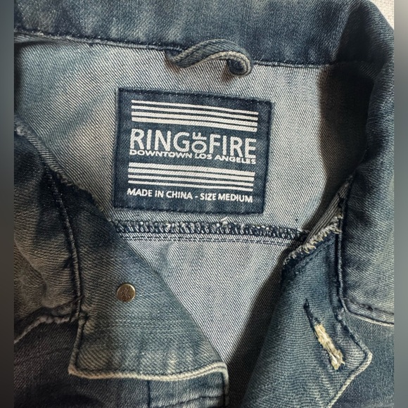 Ring of Fire Downtown Los Angeles Blue Stud
Biker Jean Vest - Picture 7 of 10